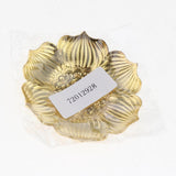Max Lotus Shaped Teacup Coaster Kung Fu Tea Coaster for Drinks Golden Lotus