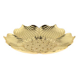 Max Lotus Shaped Teacup Coaster Kung Fu Tea Coaster for Drinks Golden Lotus
