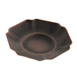 Maxbell Retro Red Alloy Teacup Coaster Coffee Cup Mat for Kung Fu Tea Fittings