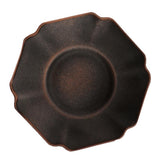 Maxbell Retro Red Alloy Teacup Coaster Coffee Cup Mat for Kung Fu Tea Fittings