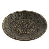 Max Round Tea Cup Saucer Kung Fu Tea Cup Coaster for Chinese Tea Ceremony Bronze