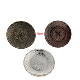 Max Round Tea Cup Saucer Kung Fu Tea Cup Coaster for Chinese Tea Ceremony Bronze