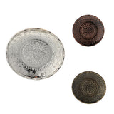 Max Round Tea Cup Saucer Kung Fu Tea Cup Coaster for Chinese Tea Ceremony Bronze