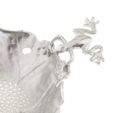 Max Pure Tin Tea Filter Strainer Leaf Shaped Kungfu Tea Set Accessory Frog