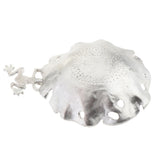 Max Pure Tin Tea Filter Strainer Leaf Shaped Kungfu Tea Set Accessory Frog