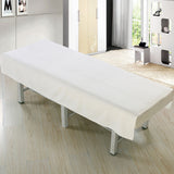 Waterproof Oil Proof Cosmetic Massage Bed Flat Sheet Cover 120x190cm White