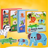 Max Kids Puzzles Toddlers Paper Jigsaw Puzzles for Baby Marine Animal