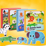 Max Kids Puzzles Toddlers Paper Jigsaw Puzzles for Baby Vehicle