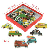 Max Kids Puzzles Toddlers Paper Jigsaw Puzzles for Baby Vehicle
