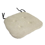 Chair Pads Square Cotton Chair Cushion with Ties Soft Seat Pads light green