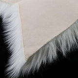 Max Maxb Plush Shaggy Area Rugs Fluffy Floor Carpet for Bedroom Bedside White_1