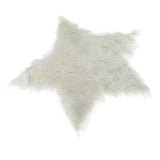 Max Maxb Plush Shaggy Area Rugs Fluffy Floor Carpet for Bedroom Bedside White_1