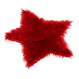 Max Maxb Plush Shaggy Area Rugs Fluffy Floor Carpet for Bedroom Bedside Red