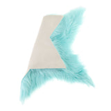 Max Plush Shaggy Area Rugs Fluffy Floor Carpet for Bedroom Bedside Light Blue