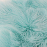 Max Plush Shaggy Area Rugs Fluffy Floor Carpet for Bedroom Bedside Light Blue