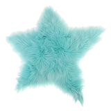 Max Plush Shaggy Area Rugs Fluffy Floor Carpet for Bedroom Bedside Light Blue