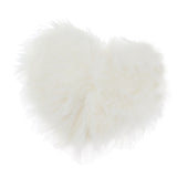 Max Heart Shape Shaggy Area Rugs Fluffy Floor Carpet for Bedroom Bedside 30x40cm