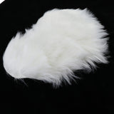 Max Heart Shape Shaggy Area Rugs Fluffy Floor Carpet for Bedroom Bedside 30x40cm