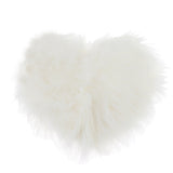 Max Heart Shape Shaggy Area Rugs Fluffy Floor Carpet for Bedroom Bedside 30x40cm