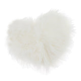 Max Heart Shape Shaggy Area Rugs Fluffy Floor Carpet for Bedroom Bedside 30x40cm