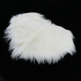 Max Heart Shape Shaggy Area Rugs Fluffy Floor Carpet for Bedroom Bedside 30x40cm