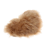 Max Plush Love Heart Shaped Soft Shaggy Fluffy Area Rug Carpet Floor Mat 40x50cm