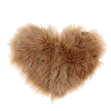 Max Plush Love Heart Shaped Soft Shaggy Fluffy Area Rug Carpet Floor Mat 40x50cm