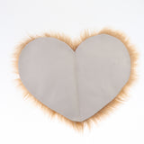 Max Plush Love Heart Shaped Soft Shaggy Fluffy Area Rug Carpet Floor Mat 40x50cm