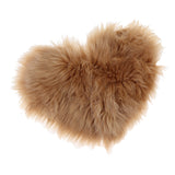 Max Plush Love Heart Shaped Soft Shaggy Fluffy Area Rug Carpet Floor Mat 40x50cm