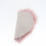 Max Heart Shaped Love Area Rug Fluffy Shaggy Carpet Mat for Bedroom Pink 30x40cm