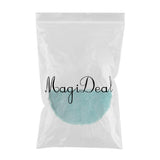 Max Half Round Artificial Wool Sheepskin Floor Mat Fluffy Floor Mat Light Blue