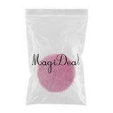 Max Round Fake Wool Shaggy Rug Carpet Floor Mat for Home Decor Rose Red - Aladdin Shoppers