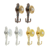 Max 2 Pcs European-style Curtain Strap Hook Alloy Wall Hook,3 Colors Ancient Red - Aladdin Shoppers
