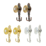 Max 2 Pcs European-style Curtain Strap Hook Alloy Wall Hook,3 Colors Ancient Red - Aladdin Shoppers