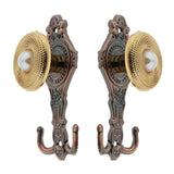 Max 2 Pcs European-style Curtain Strap Hook Alloy Wall Hook,3 Colors Ancient Red - Aladdin Shoppers