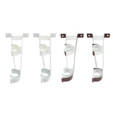 Max Thicken Curtain Rod Brackets Adjustable Curtain rod Holder 2.8cm Dia White - Aladdin Shoppers