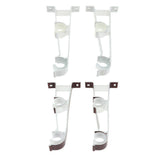 Max Thicken Curtain Rod Brackets Adjustable Curtain rod Holder 2.8cm Dia White - Aladdin Shoppers