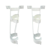 Max Thicken Curtain Rod Brackets Adjustable Curtain rod Holder 2.8cm Dia White - Aladdin Shoppers