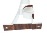 Max 2Pcs Aluminum Alloy Curtain Double Pole Bracket Redwood for Dia 28mm Rod - Aladdin Shoppers