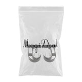 Max 2 Pcs Aluminum Alloy Curtain Rod Holder Wall Bracket Drapery Hardware,Black