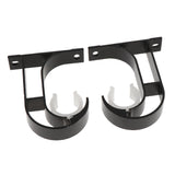 Max 2 Pcs Aluminum Alloy Curtain Rod Holder Wall Bracket Drapery Hardware,Black - Aladdin Shoppers