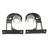 Max 2 Pcs Aluminum Alloy Curtain Rod Holder Wall Bracket Drapery Hardware,Black - Aladdin Shoppers