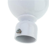 Max 2 Pcs Elegant Solid Color Metal Curtain Rod Finial , Drapery Pole Caps White - Aladdin Shoppers