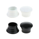Max 2Pcs Curtain Rod Cap Finials - Fit for 1.1inch Diameter Rod White - Aladdin Shoppers