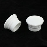 Max 2Pcs Curtain Rod Cap Finials - Fit for 1.1inch Diameter Rod White - Aladdin Shoppers
