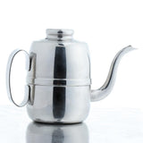 Max 1 Piece Stainless Steel Fine Mouth Hand-Flushed Coffee Pot with Ears 500ml - Aladdin Shoppers