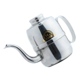 Max 1 Piece Stainless Steel Fine Mouth Hand-Flushed Coffee Pot with Ears 500ml - Aladdin Shoppers