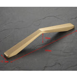 Max Maxb Pure Copper Kitchen Cabinet Handle Pull Furniture Door Drawer Puller F-160mm