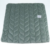 Max Soft Plush Quilted Square Throw Pillow Case Cushion Covers  Green