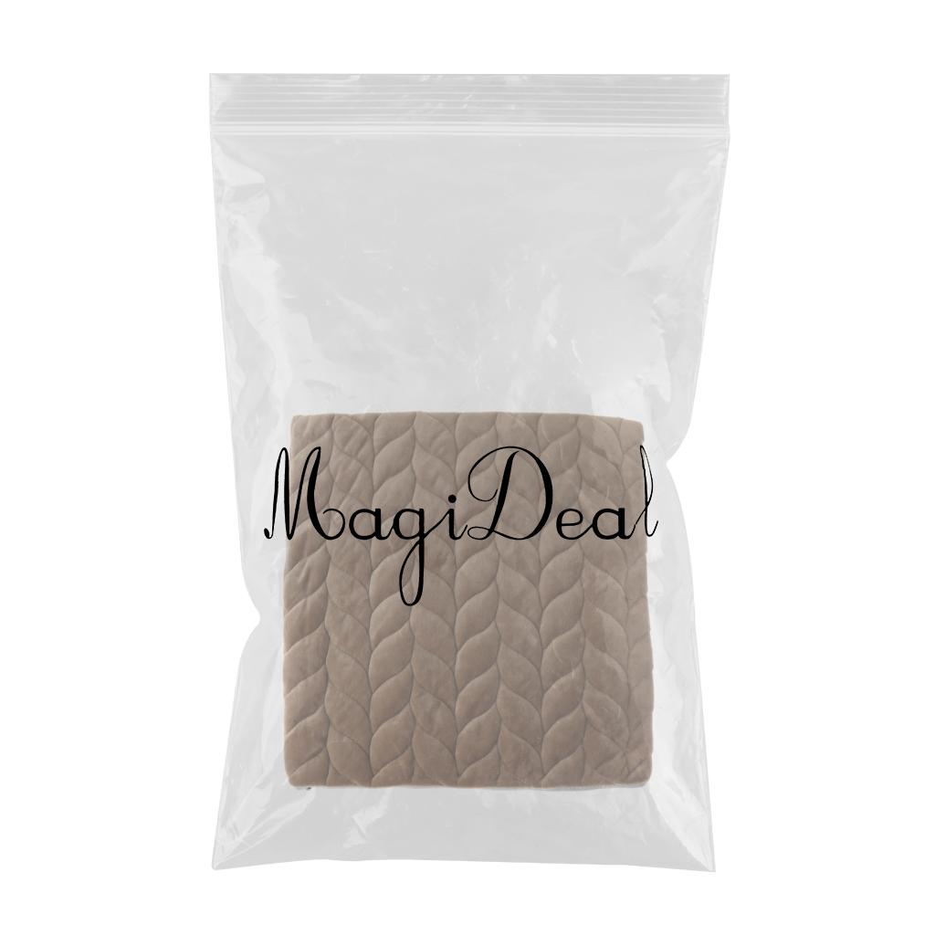 Max Soft Plush Quilted Square Throw Pillow Case Cushion Covers  Coffee